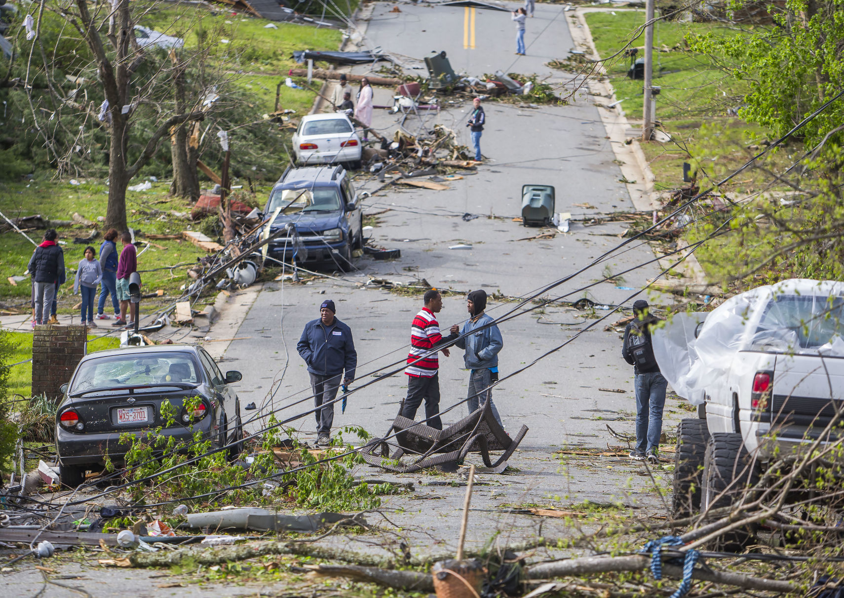 Tornado aftermath